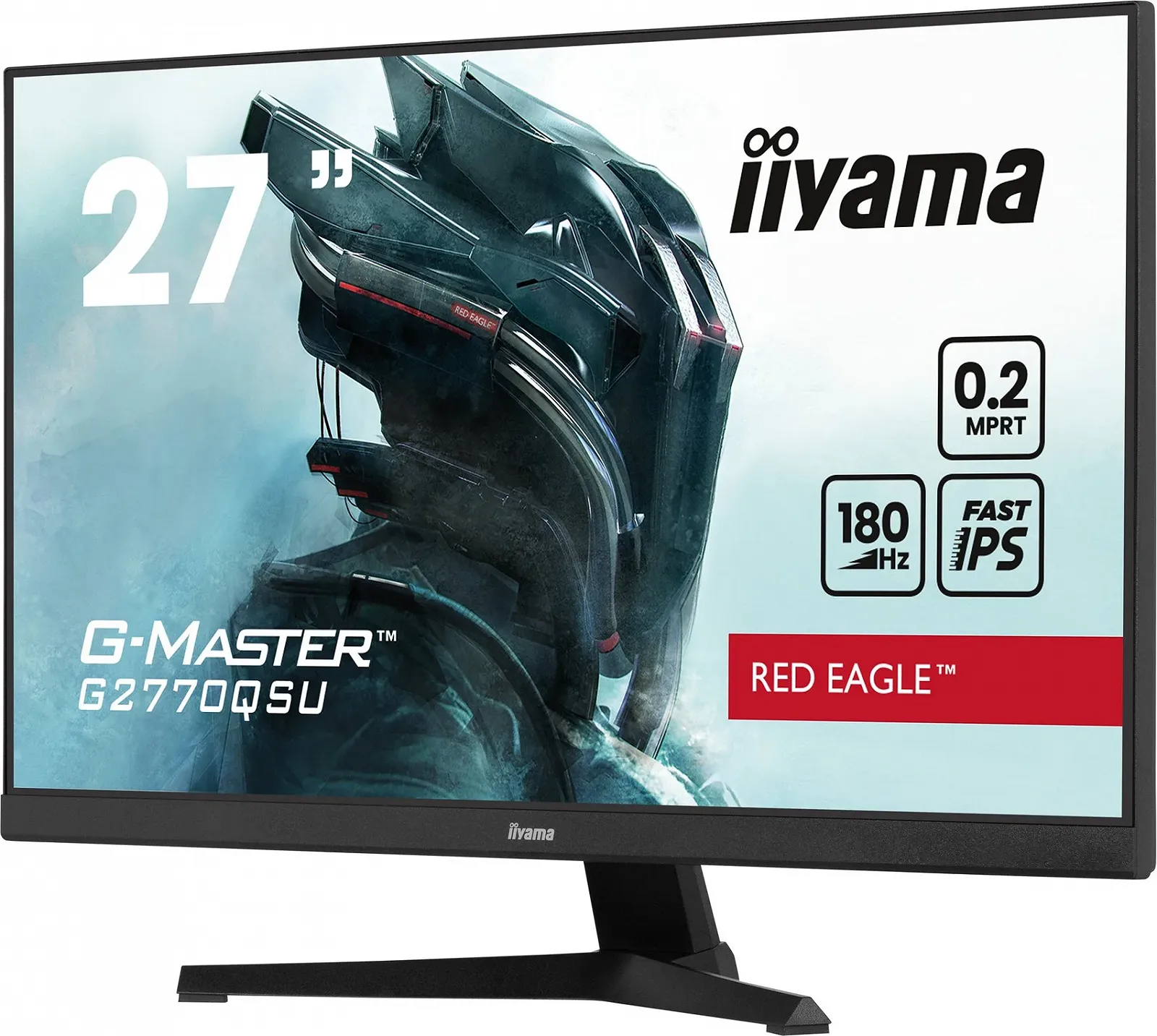 Монитор 27" iiyama Red Eagle G-Master G2770QSU-B6 Full HD Fast IPS 180 Гц, фото №3 Монитор 27" iiyama Red Eagle G-Master G2770QSU-B6 Full HD Fast IPS 180 Гц, фото №3