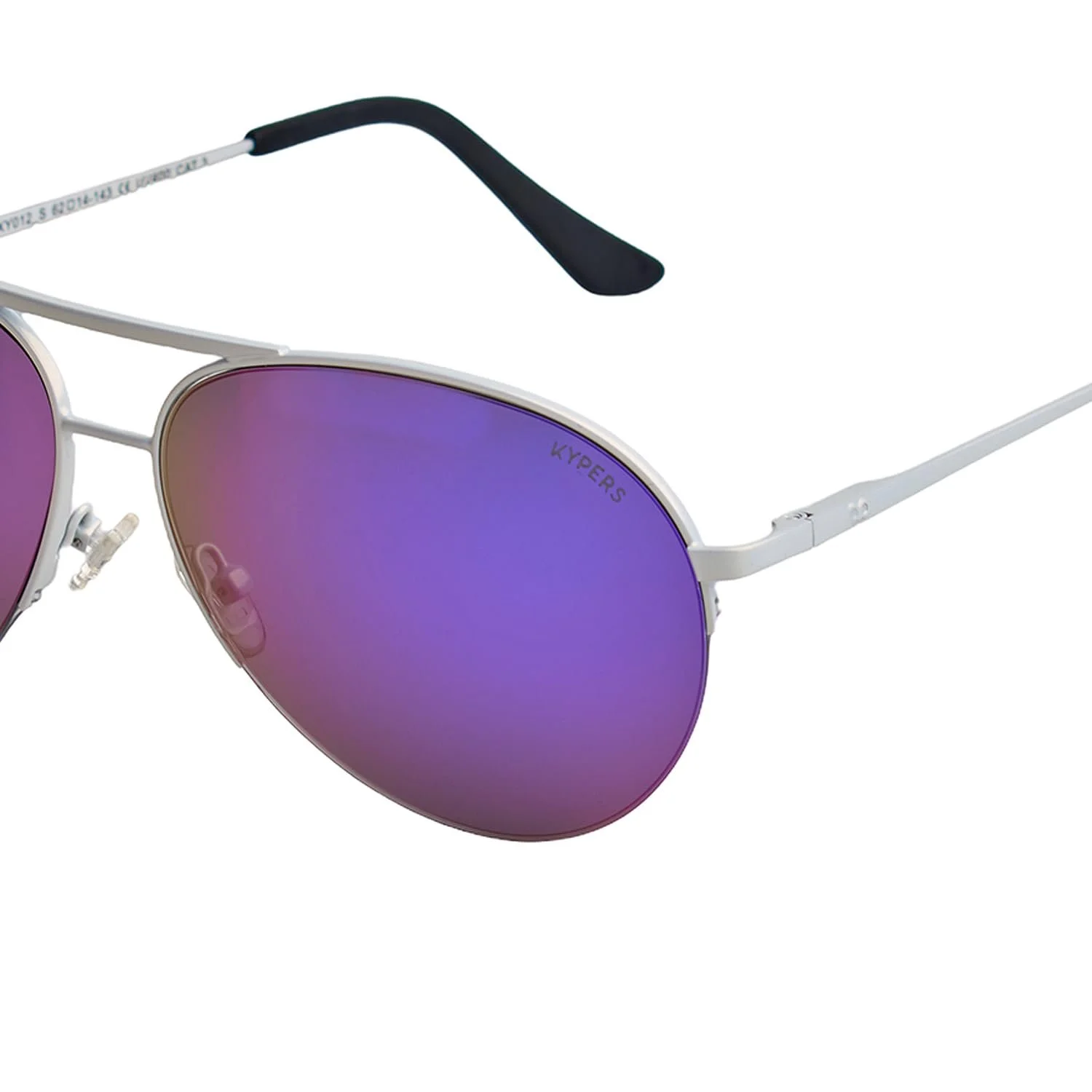 Сонцезахисні окуляри Овальні Kypers Maxy Метал Білий, фото №2