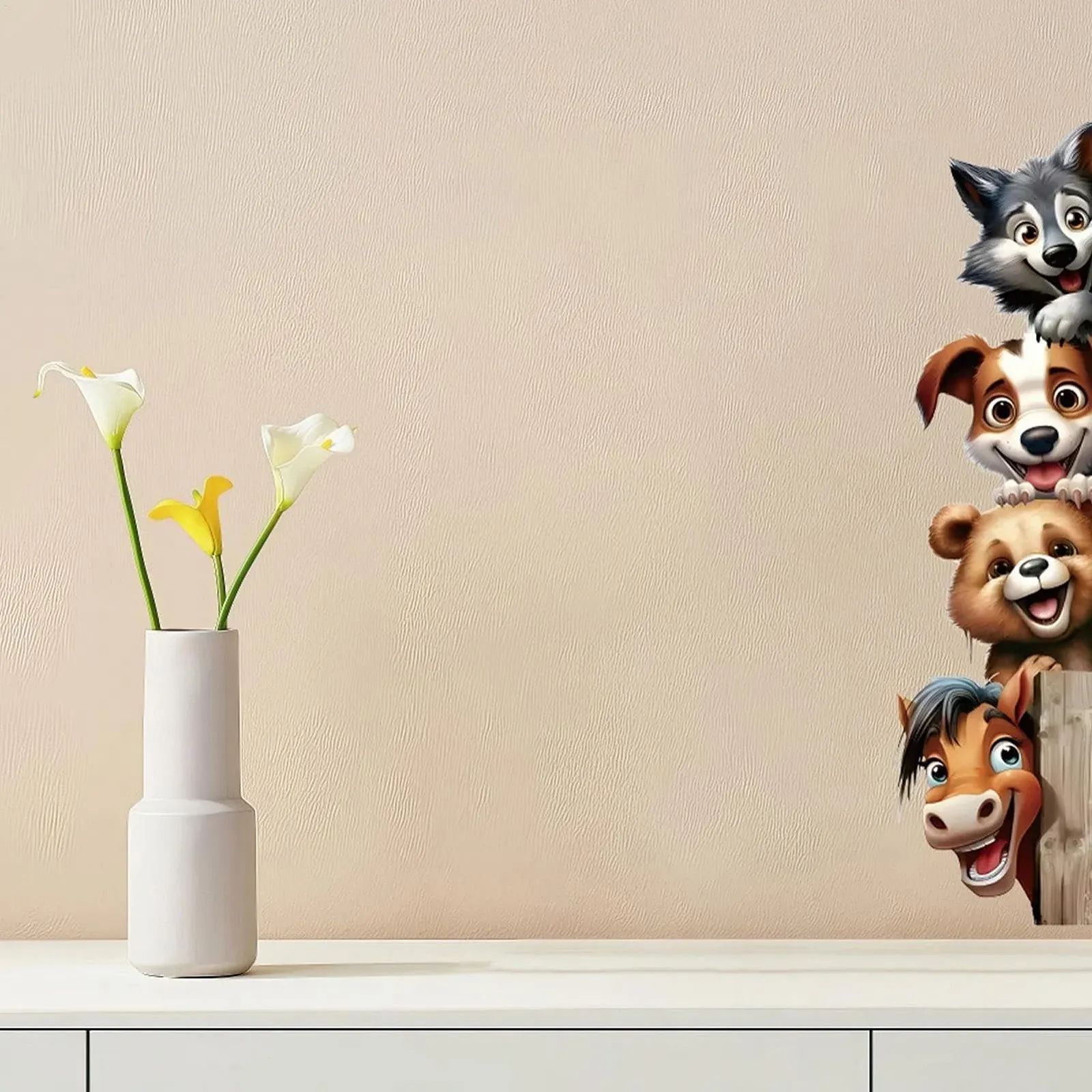 Наклейки на стіну Собаки самоклеючі 60 x 17 см, фото №8