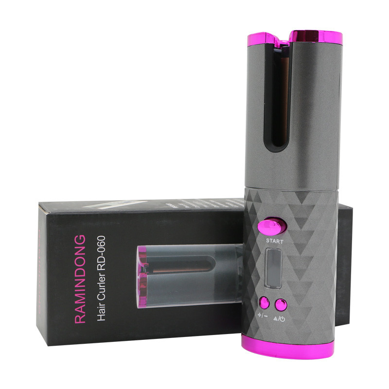 Авто-бигуди Ramindong Hair curler RD-060 Grey Беспроводной стайлер для завивки волос, фото №1