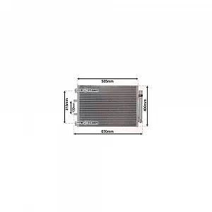 Конденсатор кондиціонера VAN WEZEL 18005487 для FORD - Фото 1