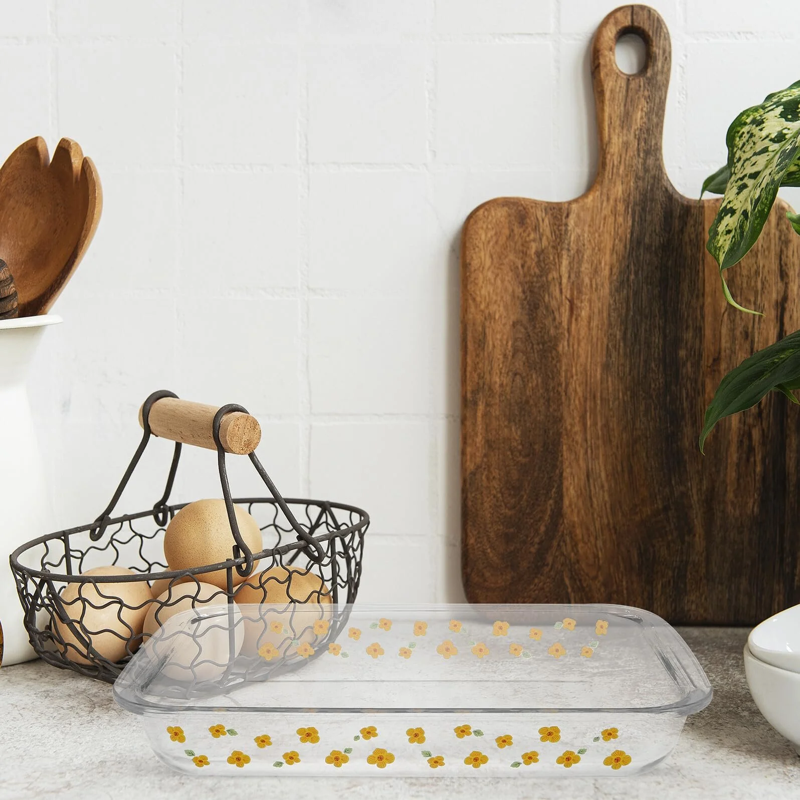 Форма для запекания BESPORTBLE Стеклянная Термостойкая Прямоугольная, фото №7