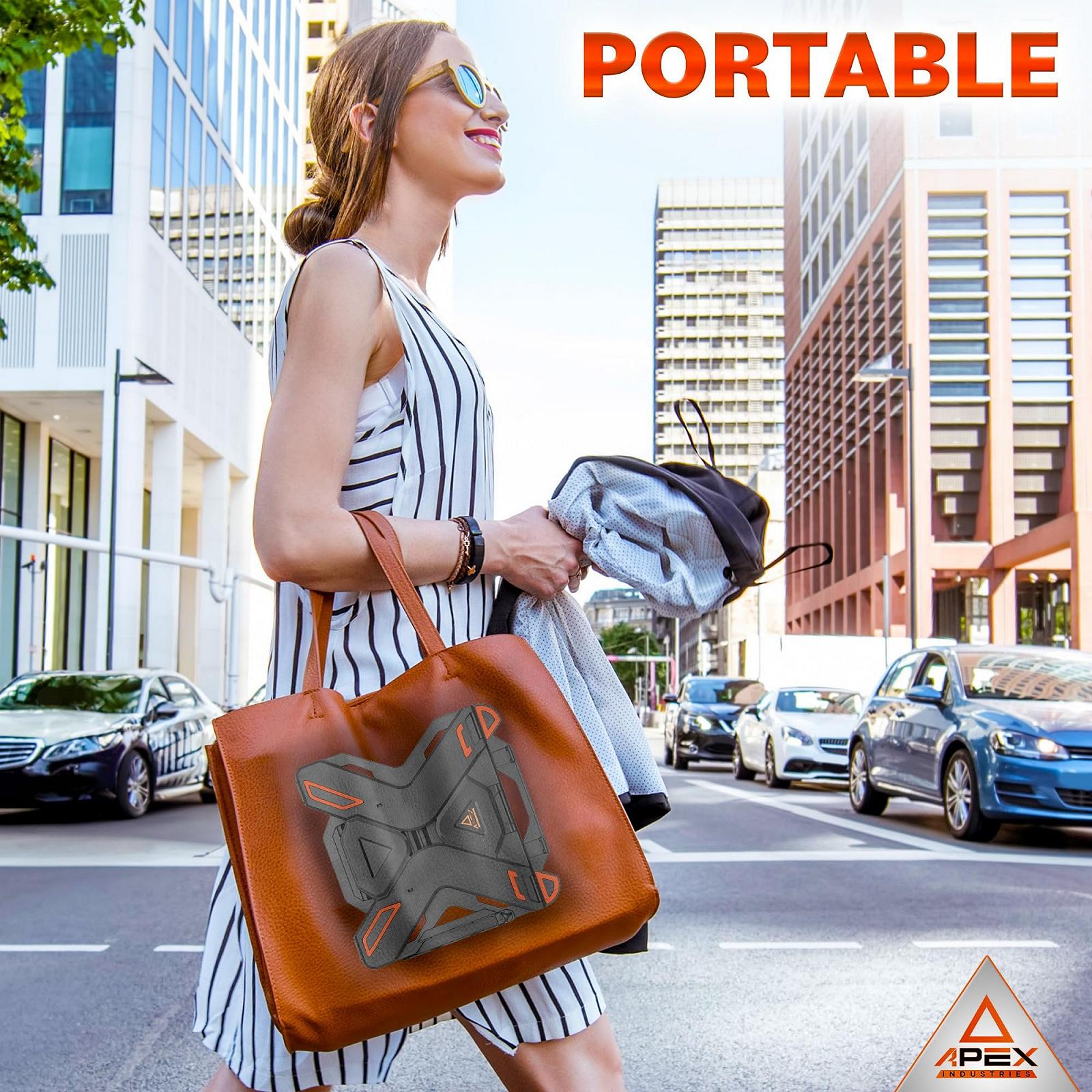 Подставка для ноутбука с держателем для телефона 360
Регулируемая подставка для ноутбука Совместима с 13"-17" ноутбуками и MacBook, фото №9