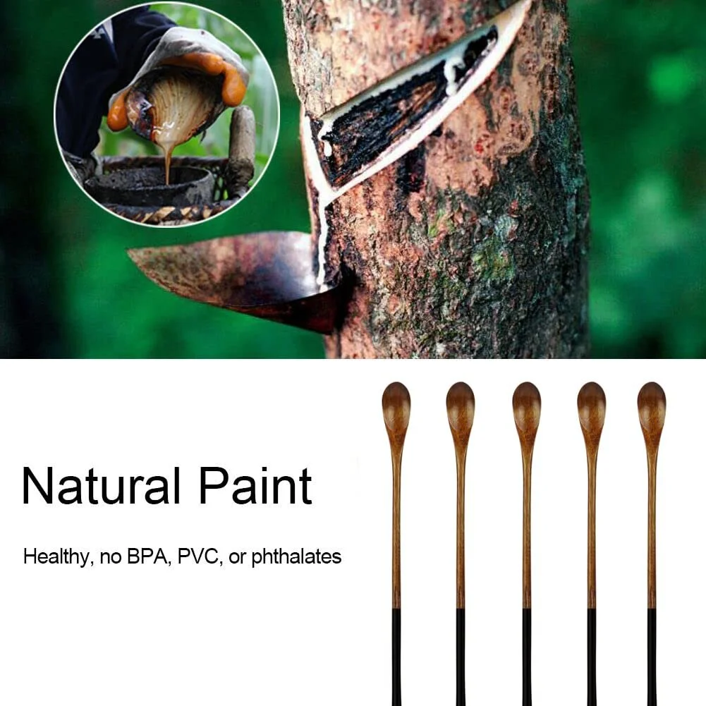 Ложка Дерев'яна AOOSY З довгою ручкою Набір 5 штук, фото №5