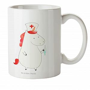 Дитяча чашка Mr. & Mrs. Panda Єдиноріг Медсестра Пластик 300 мл - Фото 1