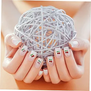 Стразы для ногтей Healeved, 120 шт, форма вишен, для дизайна ногтей, DIY украшения, блестящие шармы для ногтей, для телефонов и поделок synthetic.ua - Фото 1