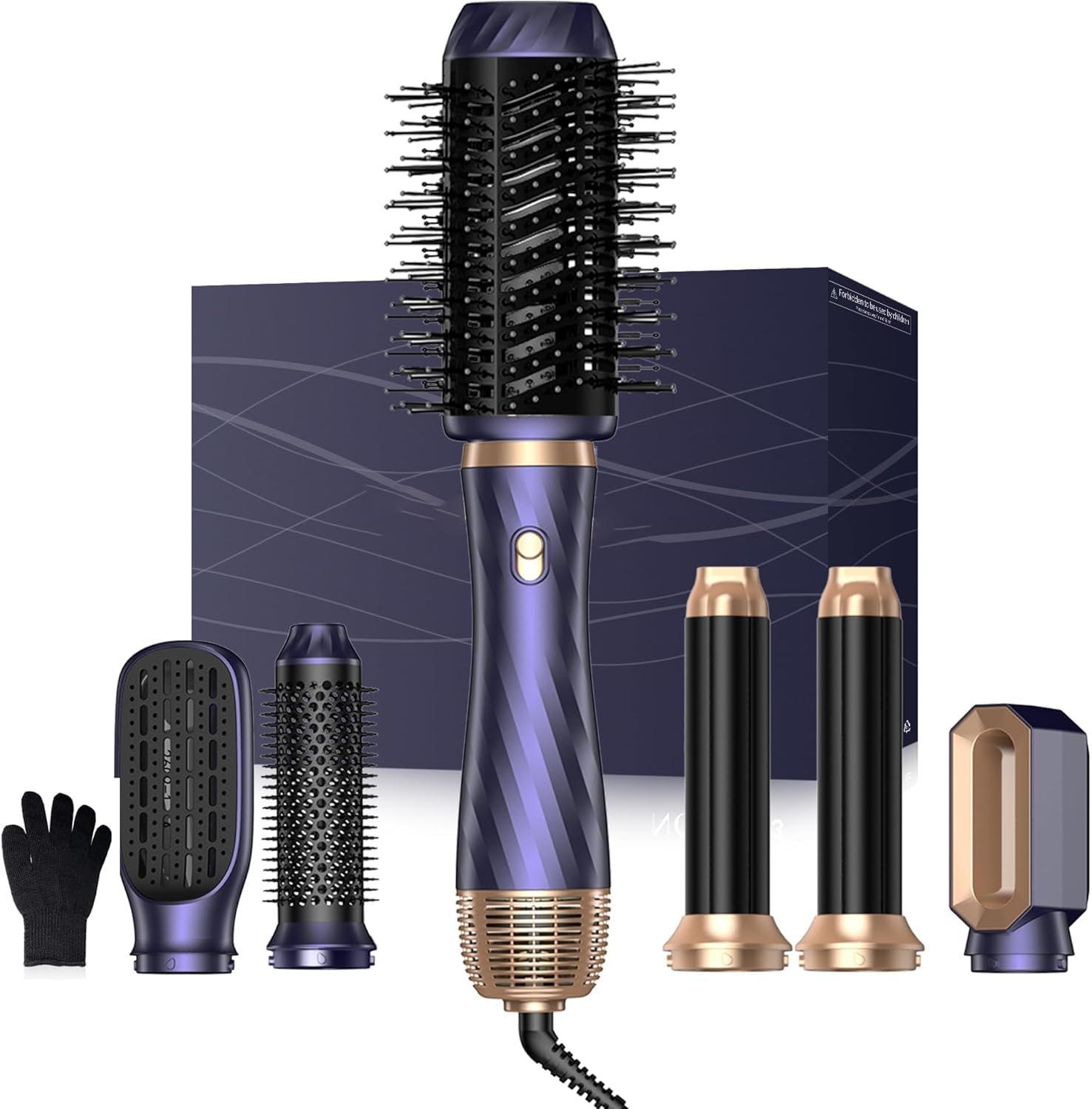 Стайлер для волосся UMIGA Airstyler Set 6 in 1 1000 W 3 налаштування температури, фото №9 Стайлер для волосся UMIGA Airstyler Set 6 in 1 1000 W 3 налаштування температури, фото №9
