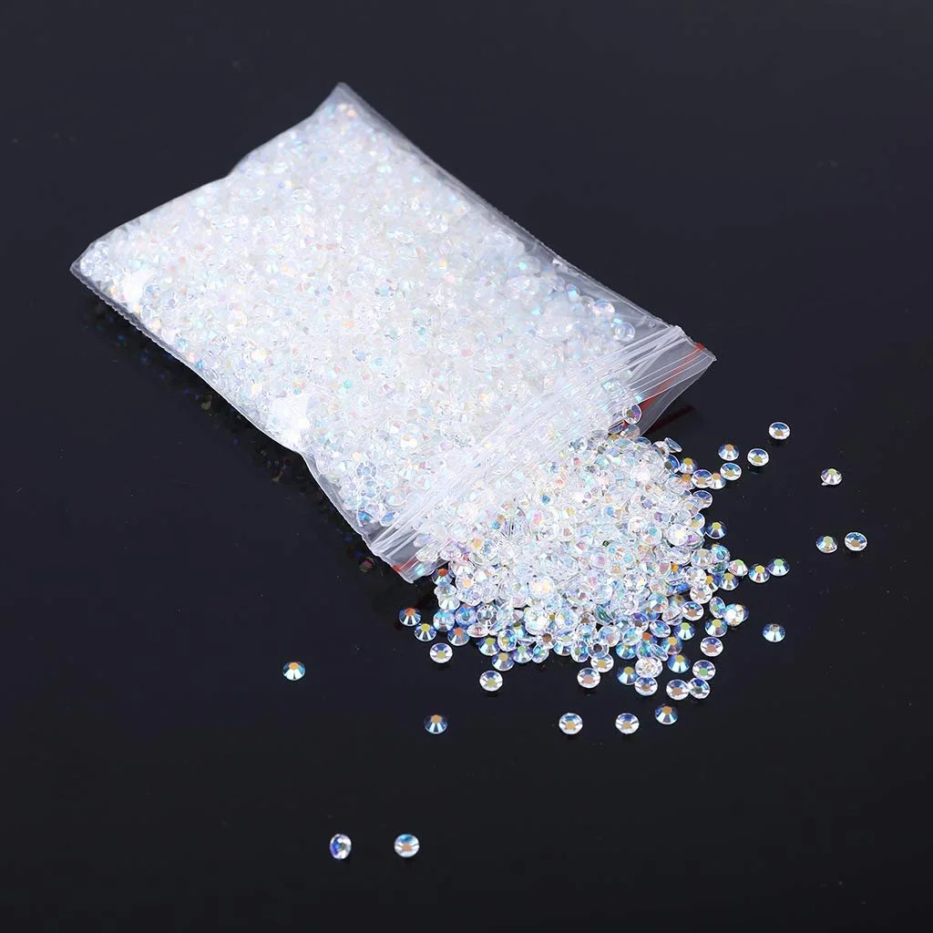 Стрази Круглі Білі 3 мм, 5000 шт, фото №4