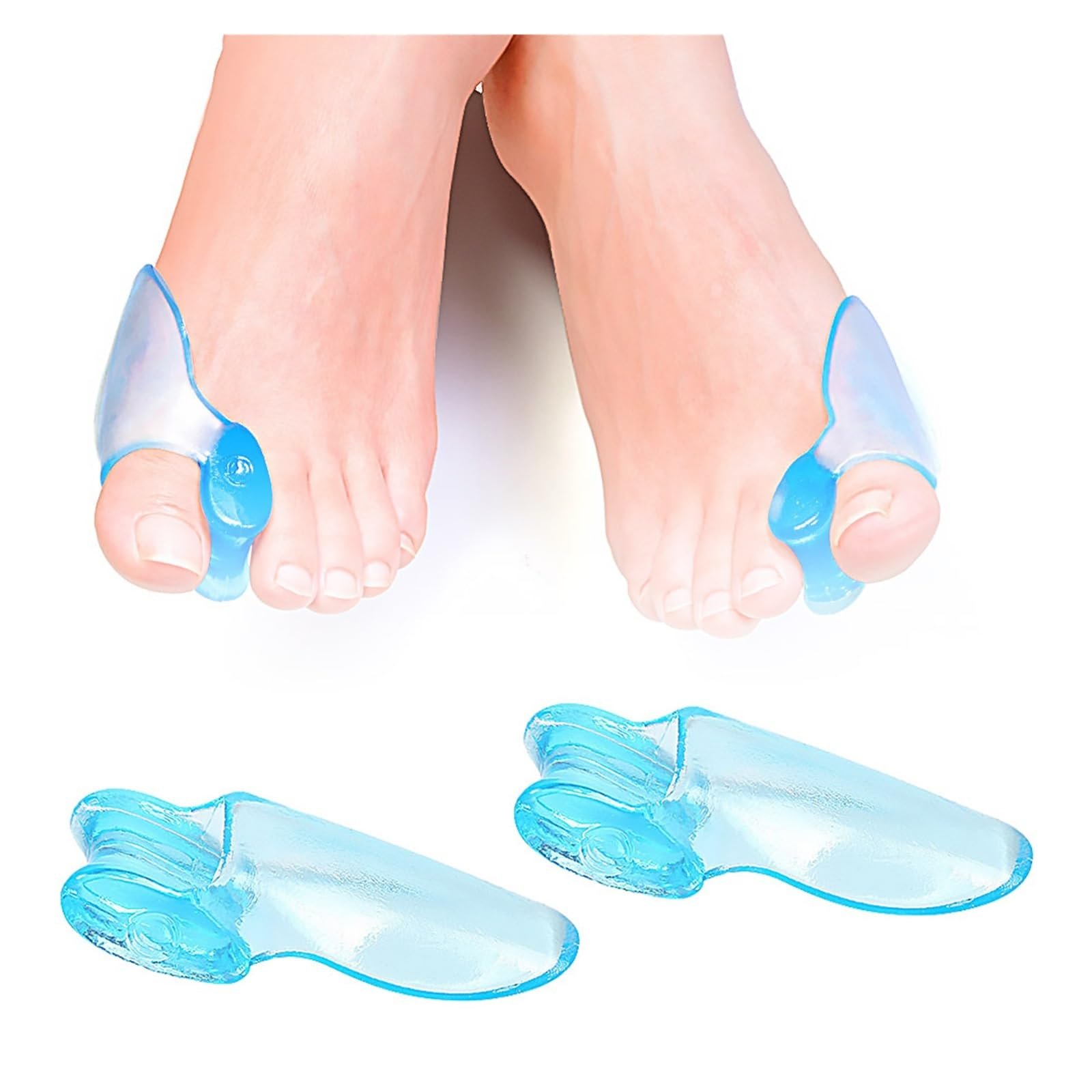 Роздільник для пальців ніг Силіконовий Захист для пальців ніг Ортопедичний для вальгусної деформації, фото №4