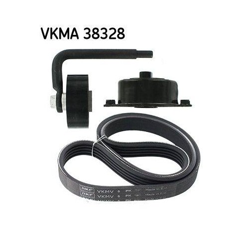 Комплект поликлинового ремня SKF VKMA 38328 для BMW, фото №3