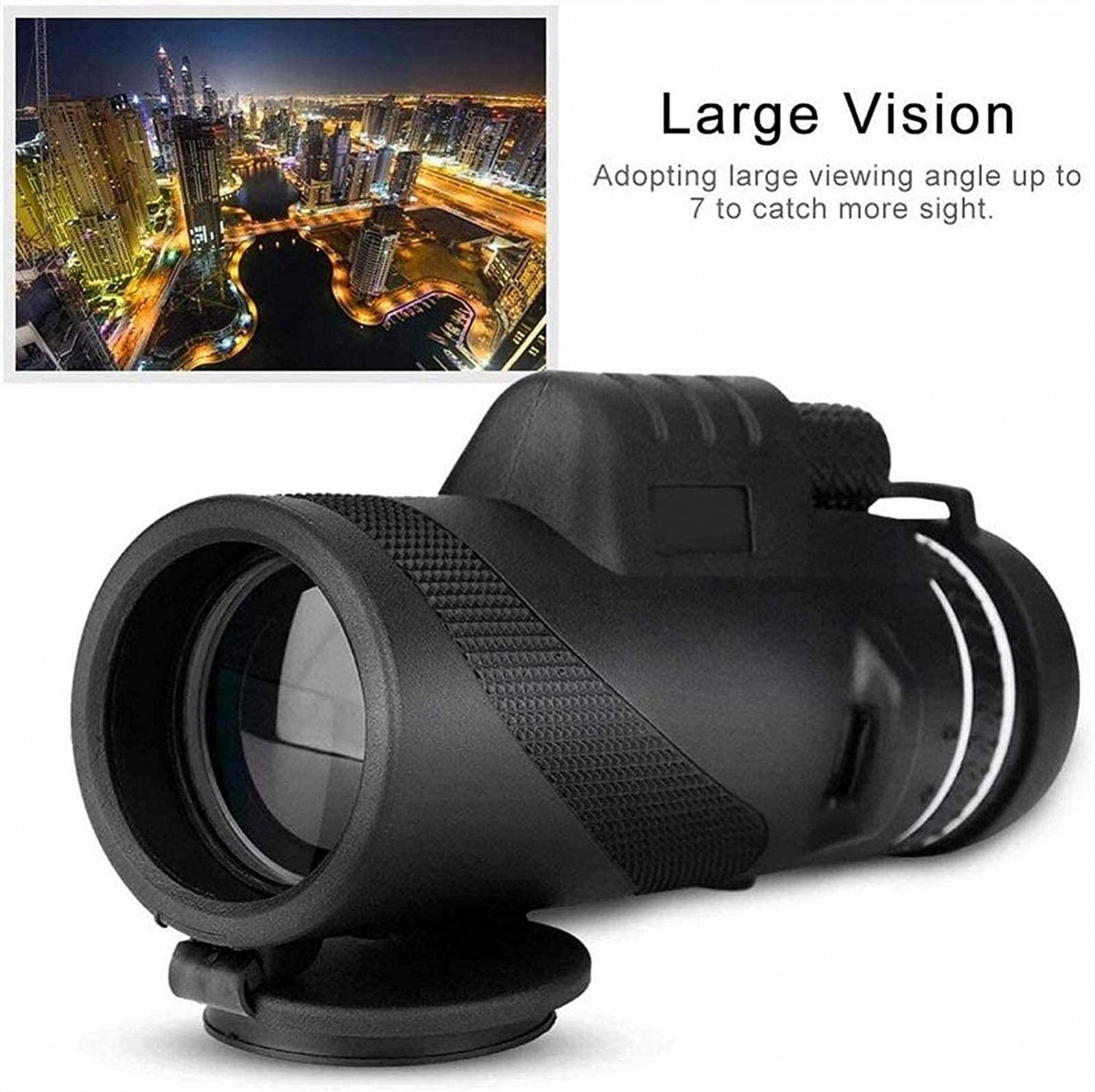 Монокуляр Teleskope Super-Telezoom 40x60 для подорожей, спостереження за птахами, концертів, футбольних матчів, фото №3