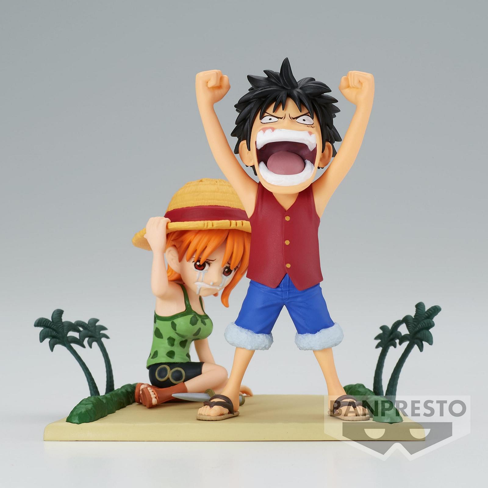 Фігурка Banpresto One Piece Monkey D. Luffy & Nami 7 см, різнокольорова, фото №3