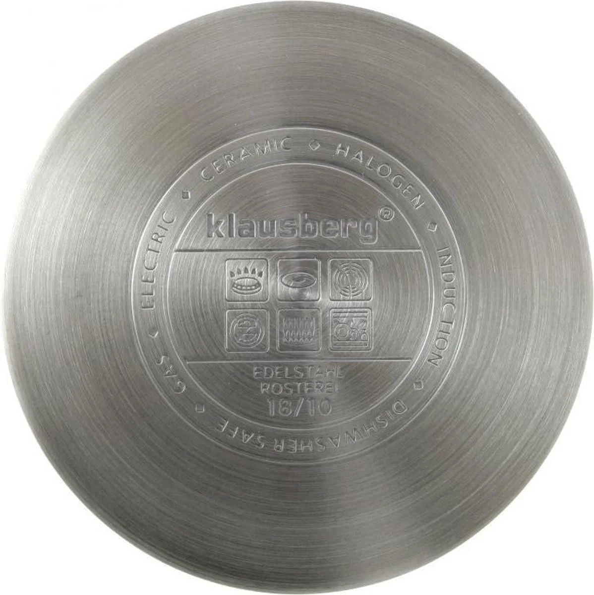 Кастрюля Klausberg плоская с крышкой для индукции 4.5 л, фото №3