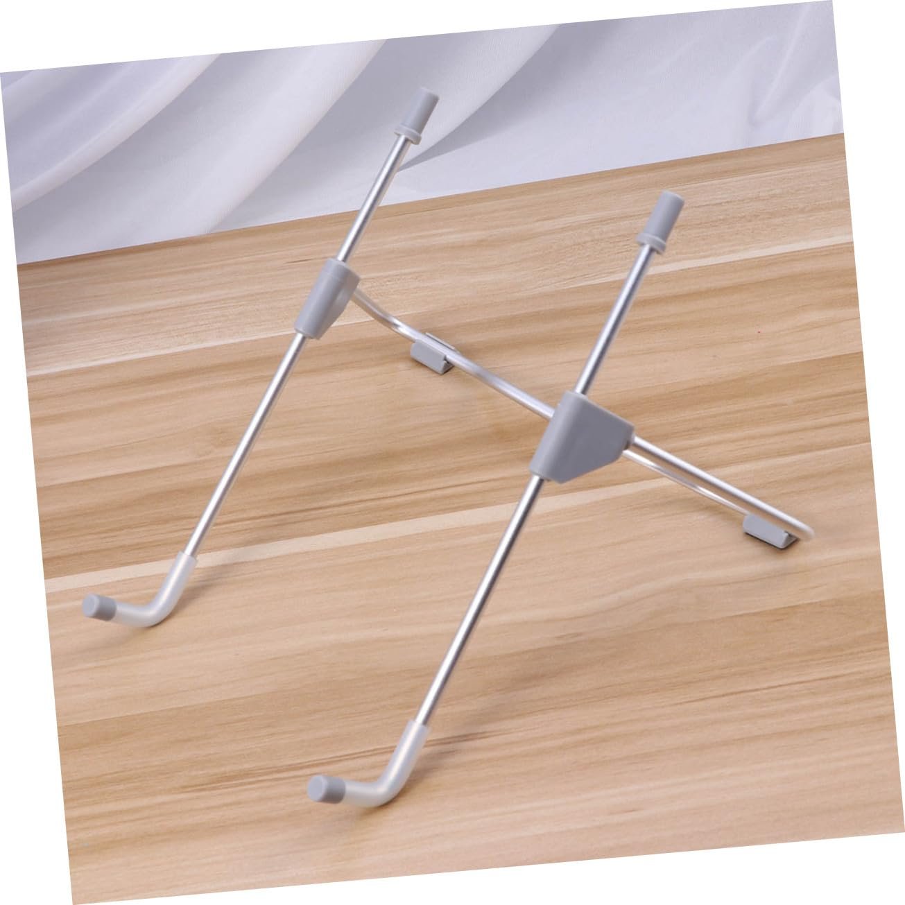 Підставка для ноутбука Veemoon з алюмінієвого сплаву, складана, з нековзними силіконовими тримачами, регульована, для ноутбуків та планшетів, фото №8