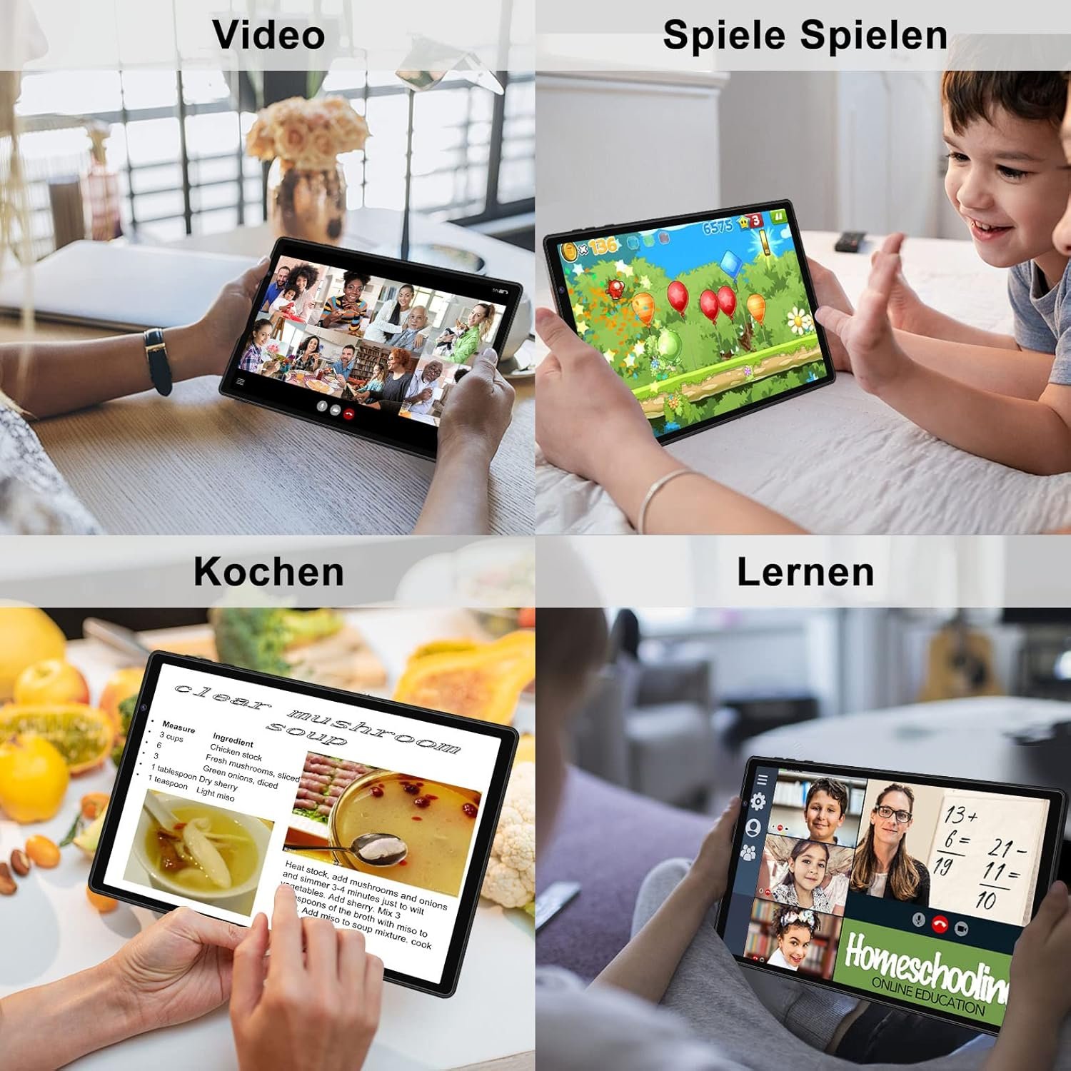 Планшет 10.1" Aocwei X500 4/64Gb 8 ядер Android 11 8000 mAh Зелений, фото №9