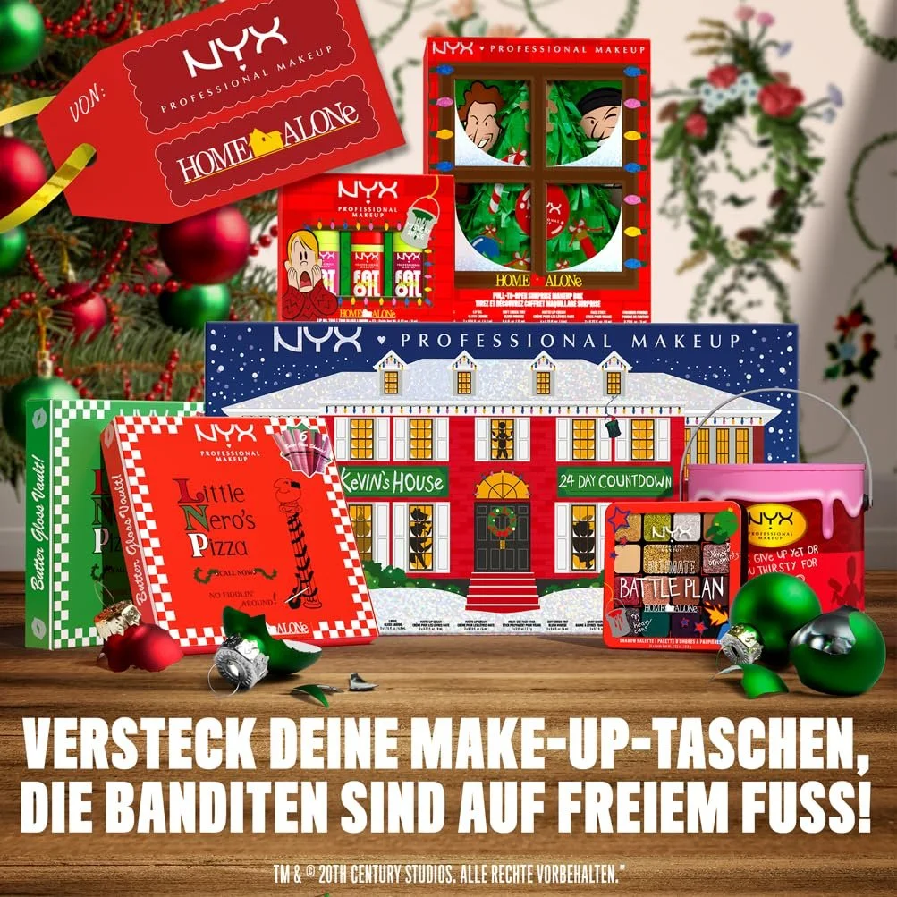 Блиск для губ NYX Professional Makeup Home Alone Butter Gloss Pizza Vault 6 шт, фото №6