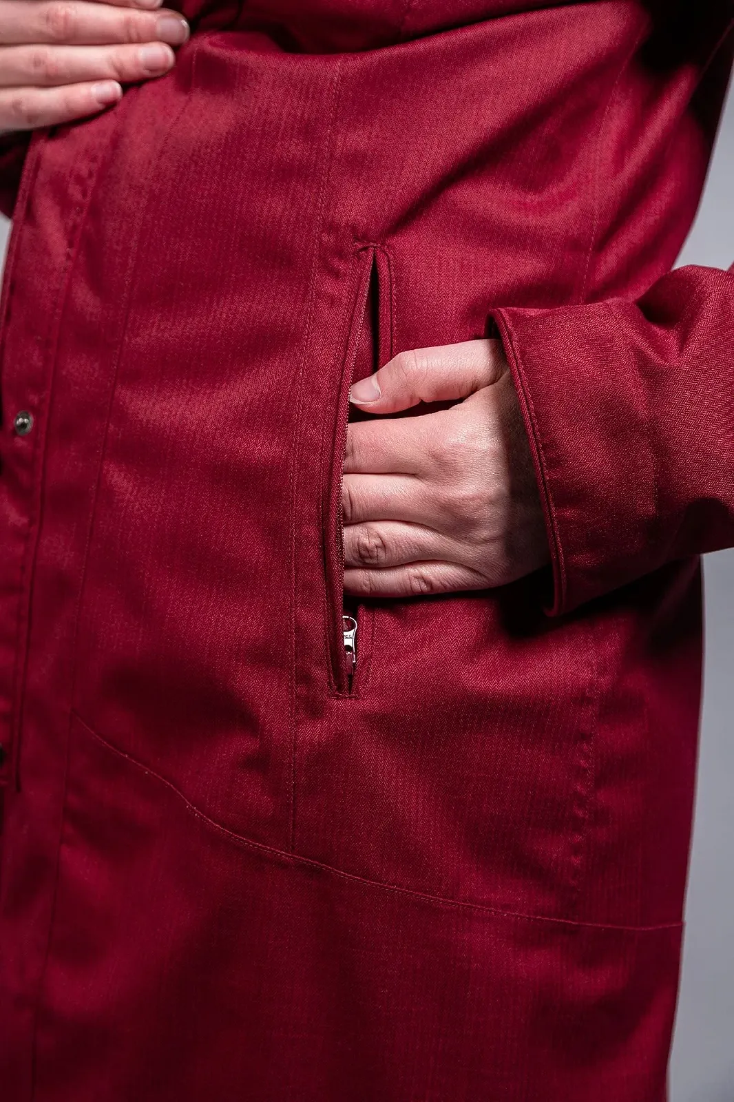 Пальто Tatonka Fly W's Жіноче Червоний "Черешня", фото №7 Пальто Tatonka Fly W's Жіноче Червоний "Черешня", фото №7