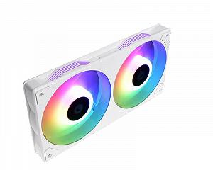 Вентилятор ID-Cooling Icefan 240 ARGB Snow 245x125x27мм 3-pin, 4-pin PWM белый - Фото 1