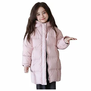 Зимова куртка для дівчат і хлопчиків, повсякденна стьобана куртка - Фото 1