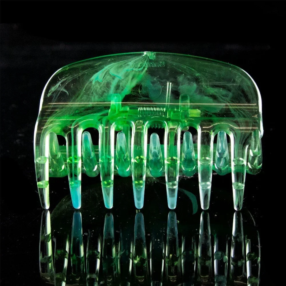 Набор заколок для волос 6 см зеленый прозрачный WeLoveBeads, фото №2 Набор заколок для волос 6 см зеленый прозрачный WeLoveBeads, фото №2