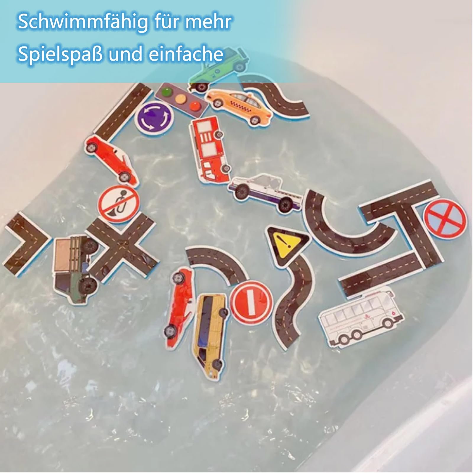 Игрушка для ванны 24 штуки Транспортные средства, фото №4