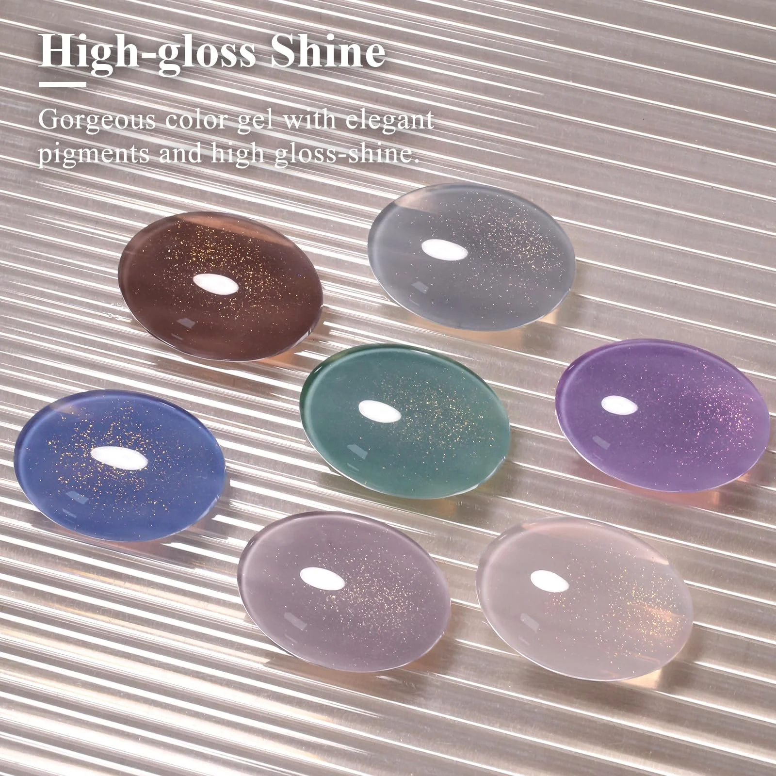 Гель-лак Imtiti Полуперманентный Блестящий 15 мл Серый, фото №4