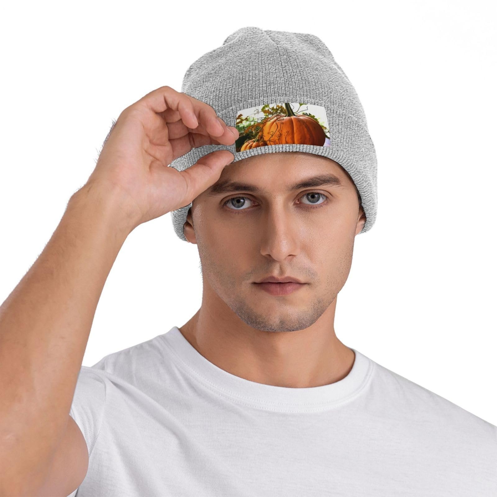 Шапка Тиква на День подяки для жінок, зимова тепла в'язана, фото №8