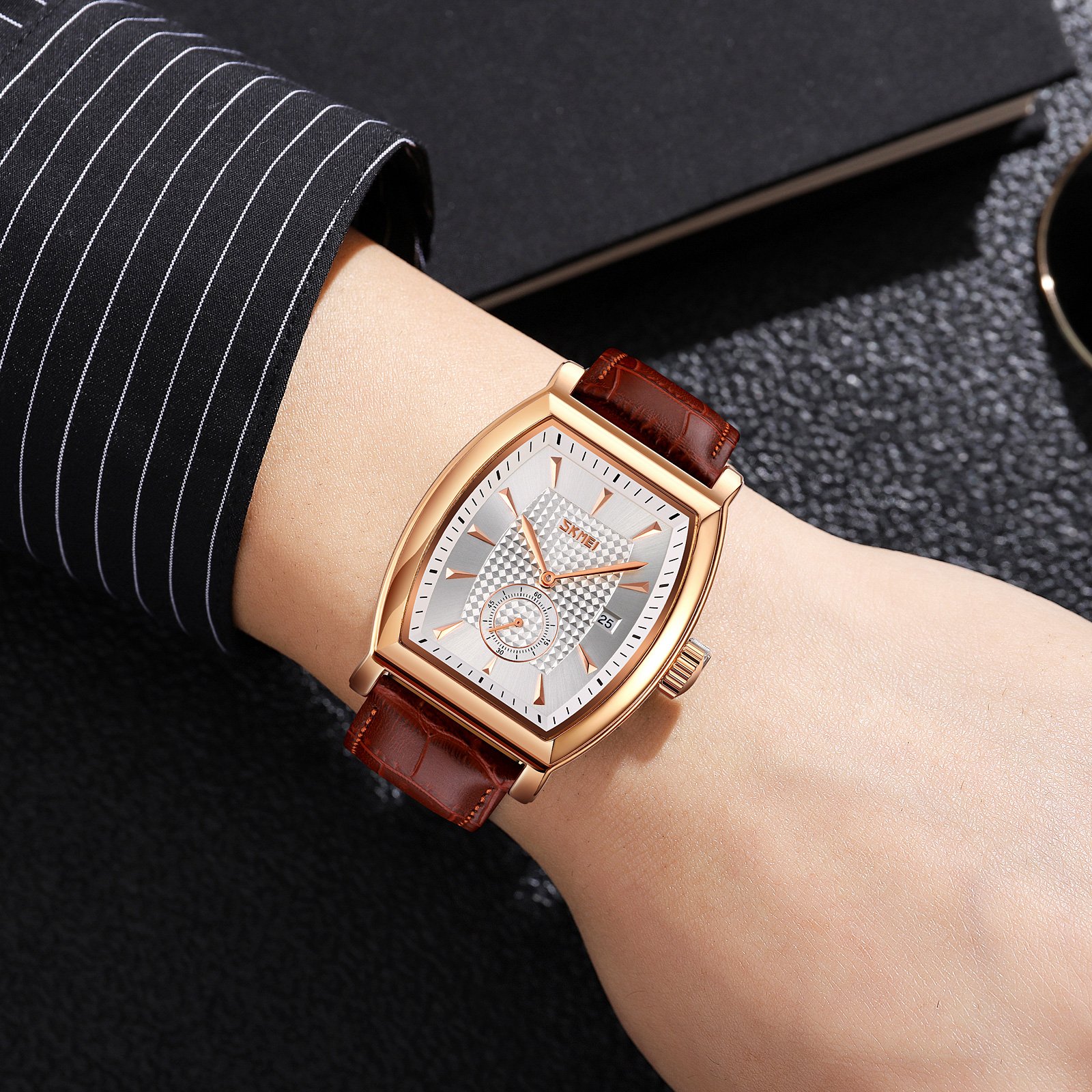 Годинник Skmei 9306RGSI Rose Gold-Silver, фото №4