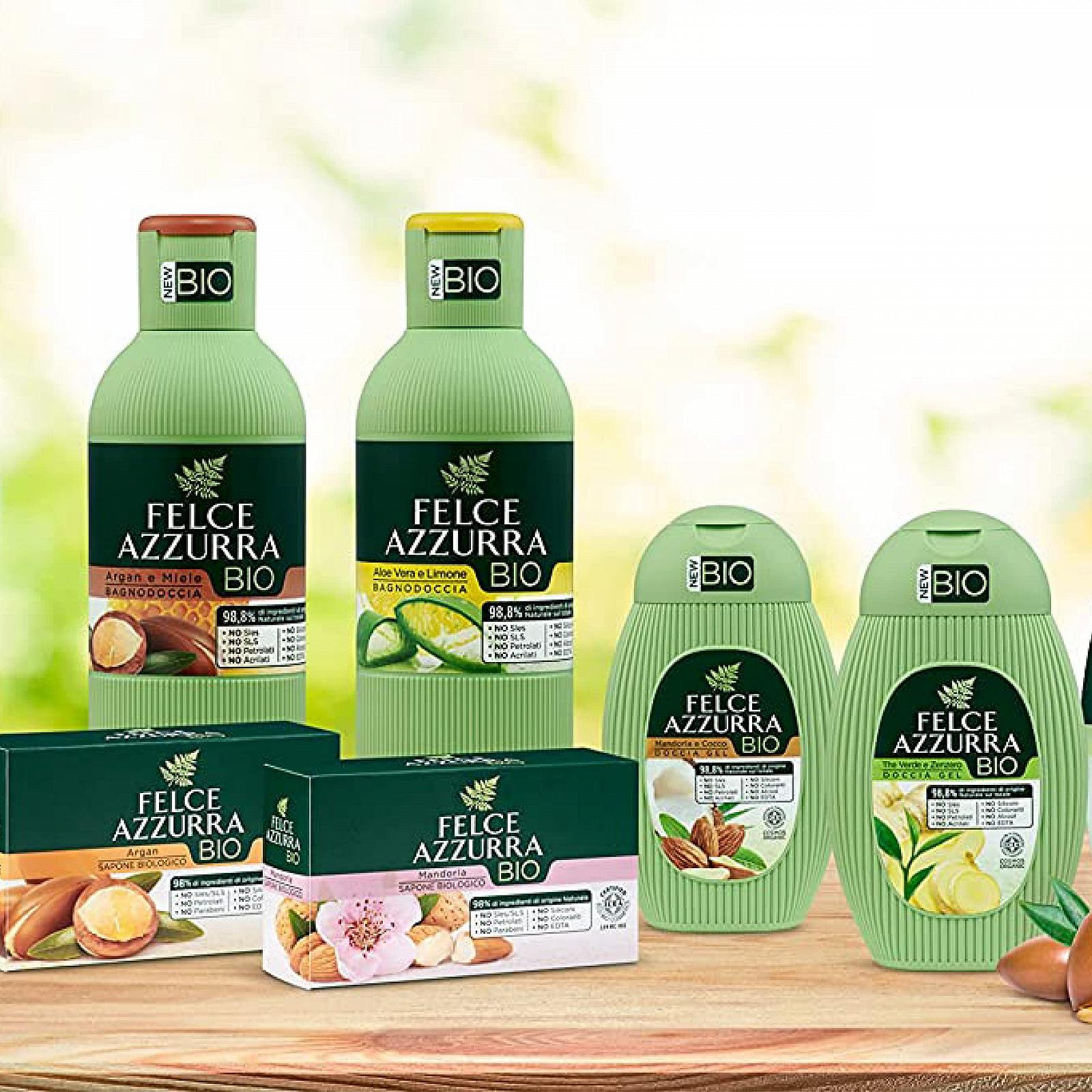 Гель для душу Felce Azzurra Organic Aloe Vera & Lemon 500 ml, фото №6