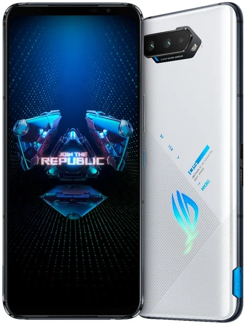 Смартфон 6.78" ASUS ROG Phone 5 16/256Gb 5G 2-SIM NFC 64/24Мп 8 ядер Android 13 White, фото №1 Смартфон 6.78" ASUS ROG Phone 5 16/256Gb 5G 2-SIM NFC 64/24Мп 8 ядер Android 13 White, фото №1