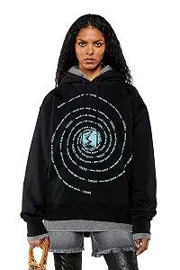 Женская Толстовка Diesel F-maxinne-Hood с круглым вырезом - Фото 1