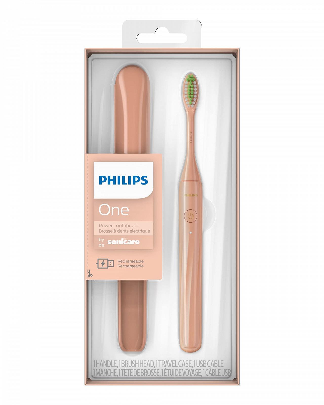 Електрична зубна щітка Philips One by SONICARE HY1200/05 Rechargeable Shimmer, фото №11