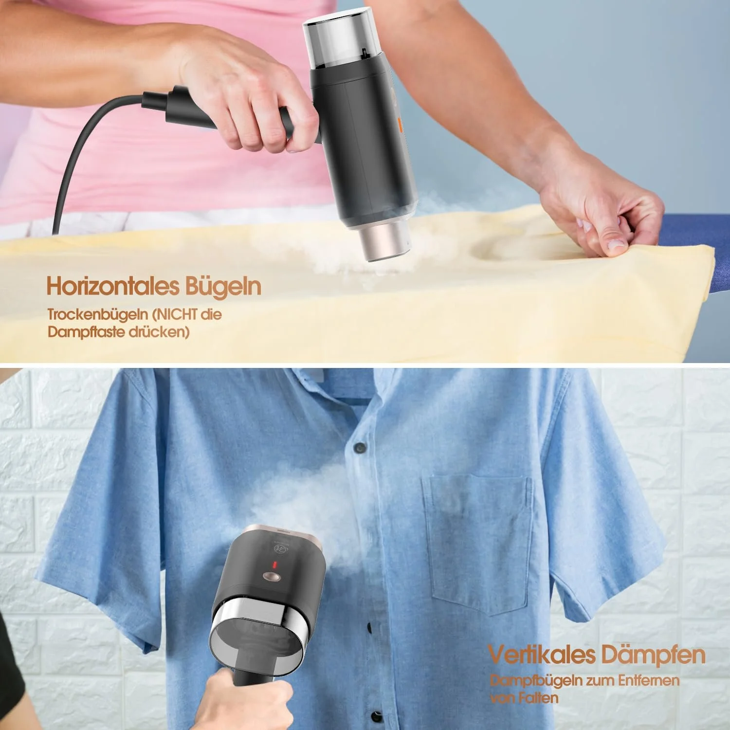 Вертикальный отпариватель Mistsince 1200 Вт 180 мл Складной, фото №4