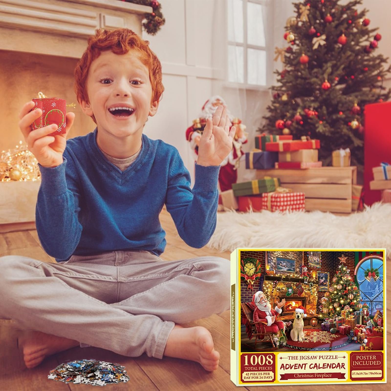 Пазл Christmas Santa Claus 1000 деталей 68 x 48 см, фото №7