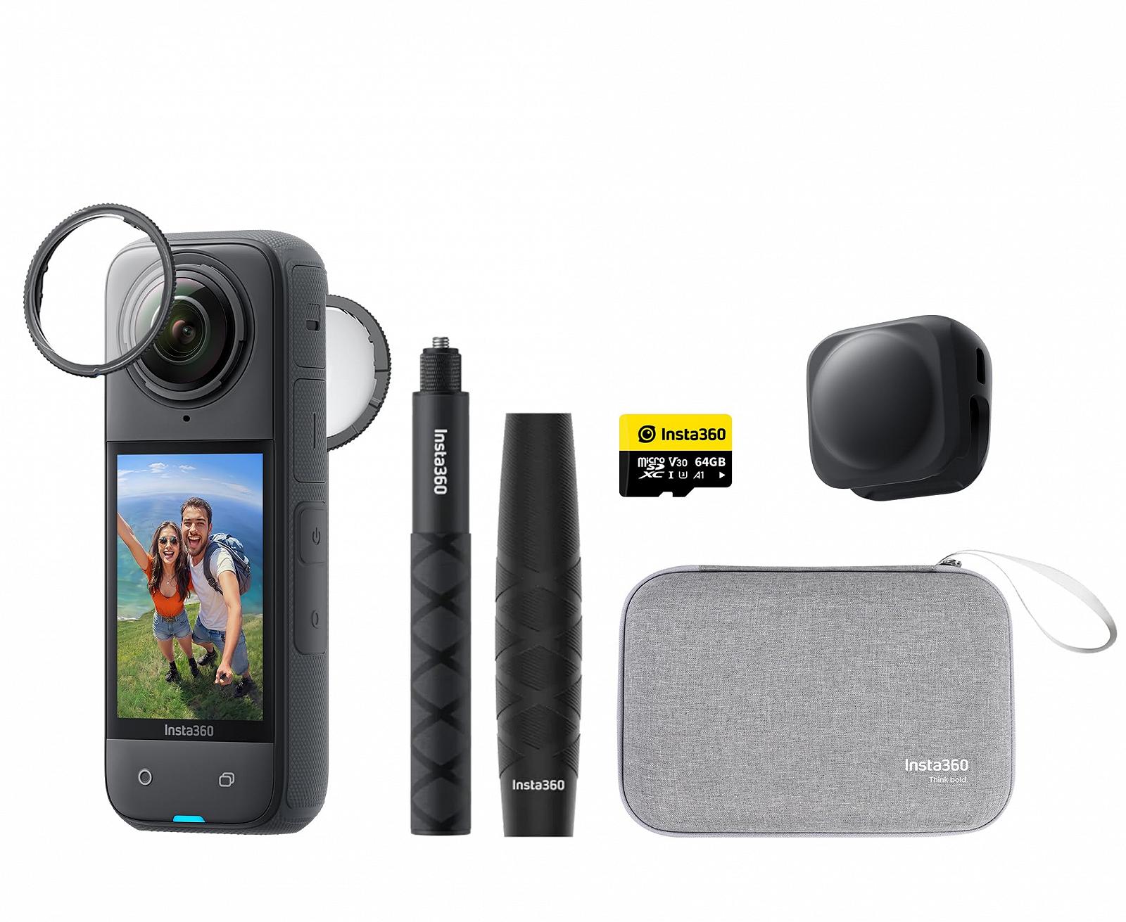 Экшн-камера Insta360 X4 Professional Pack Чорний, фото №1