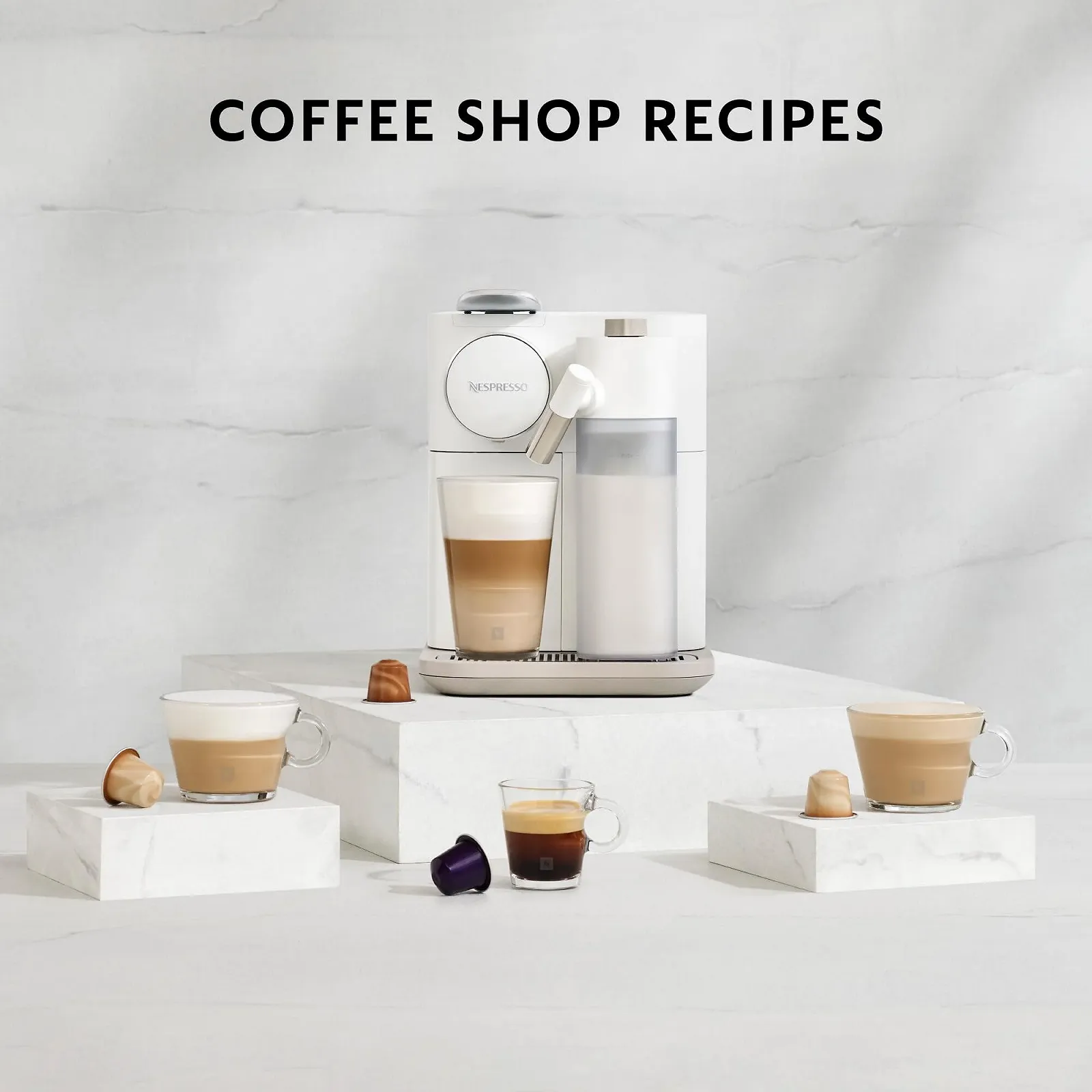 Капсульная кофемашина Nespresso De'Longhi EN640.B Gran Lattissima с автоматической системой приготовления молока, давление 19 бар, 1400 Вт, черная, фото №6 Капсульная кофемашина Nespresso De'Longhi EN640.B Gran Lattissima с автоматической системой приготовления молока, давление 19 бар, 1400 Вт, черная, фото №6