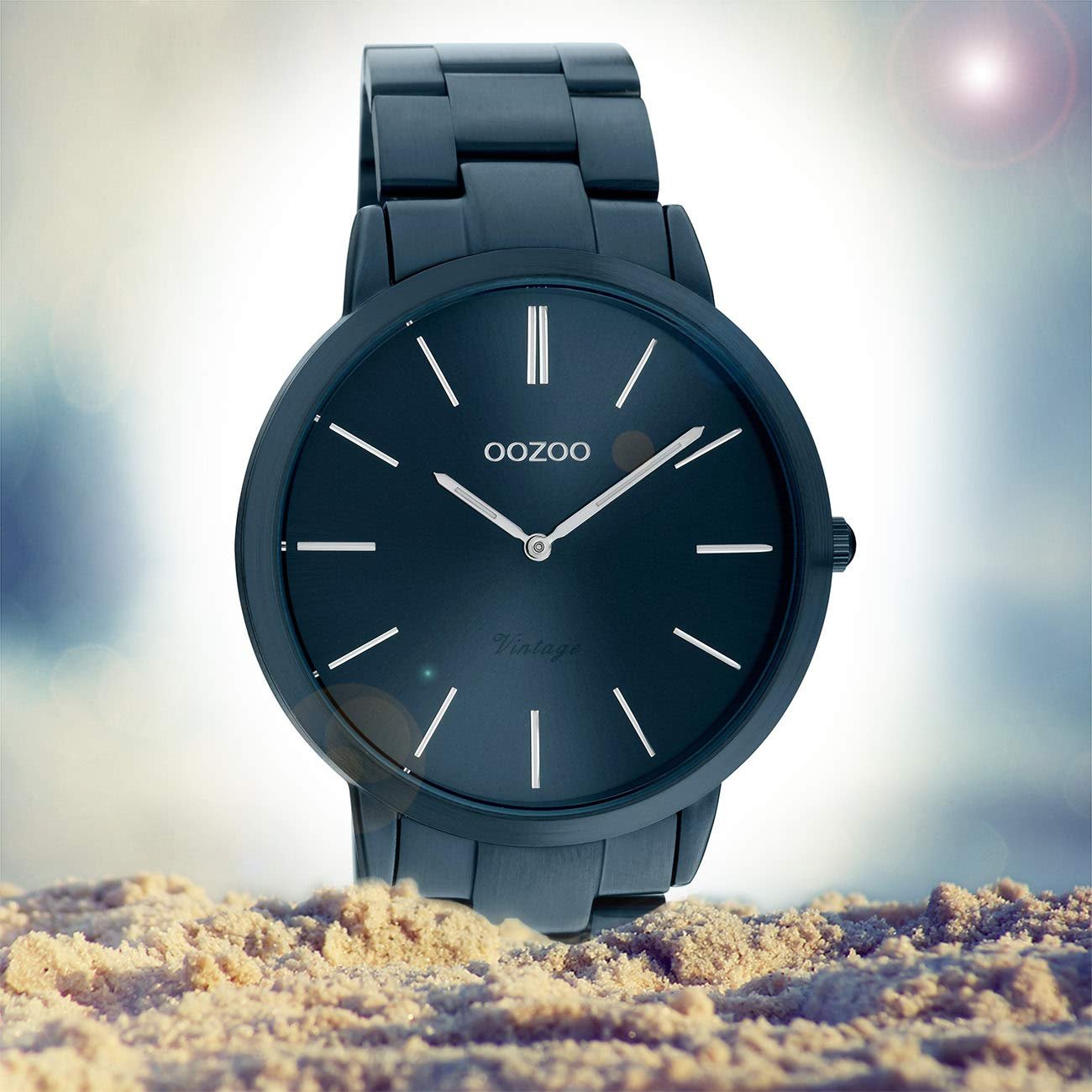 Женские часы Oozoo Vintage Series C20108 Аналоговые Синие, фото №4 Женские часы Oozoo Vintage Series C20108 Аналоговые Синие, фото №4
