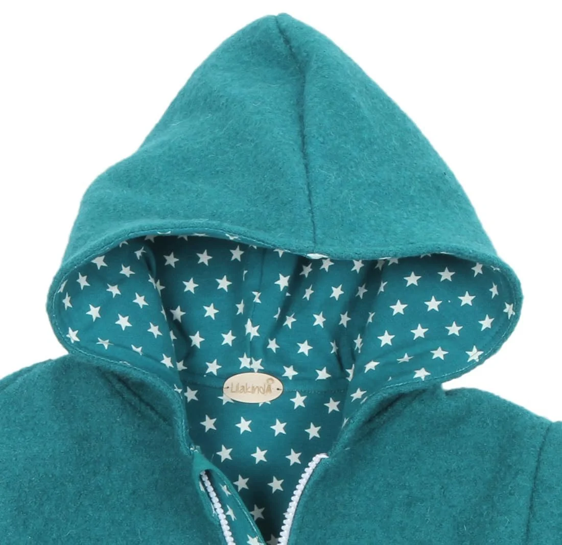 Дитяча куртка з капюшоном Lilakind Walk Petrol, фото №3