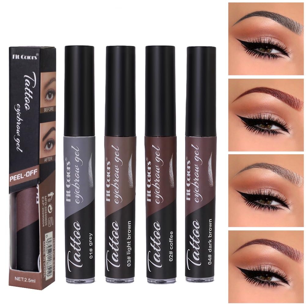 Гель для бровей Peel Off Waterproof Semi-Permanent Brow Tint, фото №2