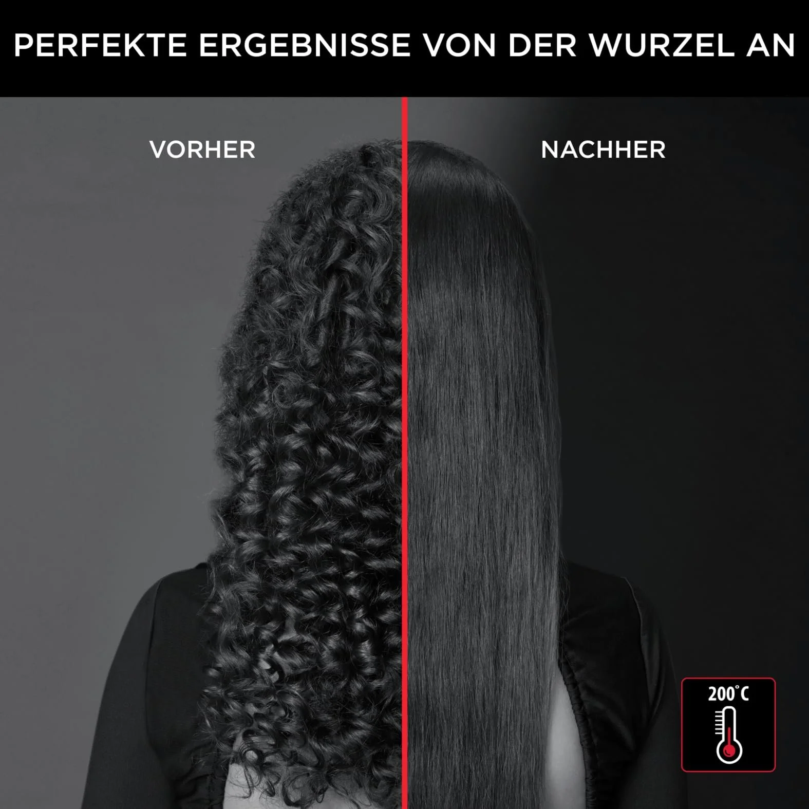 Щетка-выпрямитель для волос Rowenta x Karl Lagerfeld CF582L керамическое покрытие ионизация Черный, фото №4 Щетка-выпрямитель для волос Rowenta x Karl Lagerfeld CF582L керамическое покрытие ионизация Черный, фото №4