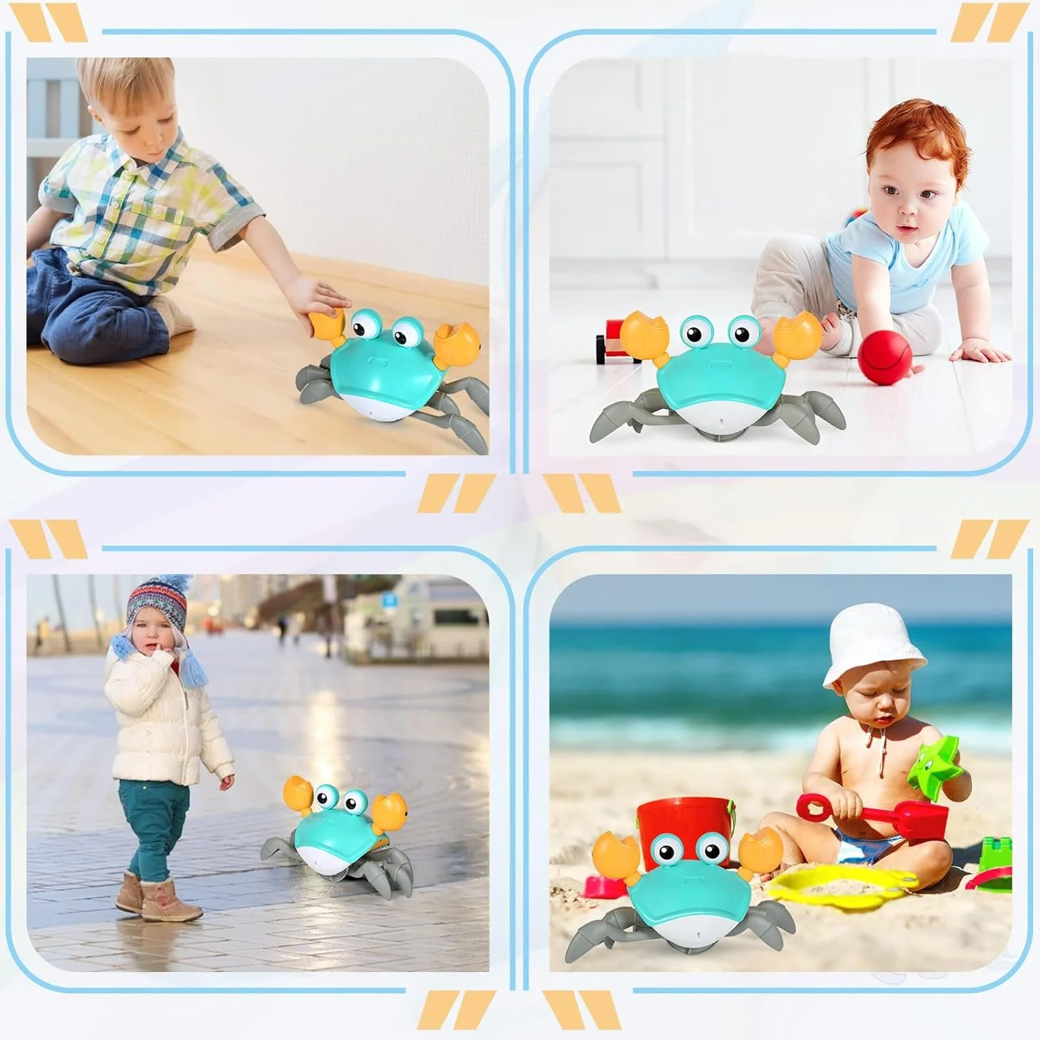 Игрушка для малышей Anveltech Маленький краб, фото №4 Игрушка для малышей Anveltech Маленький краб, фото №4
