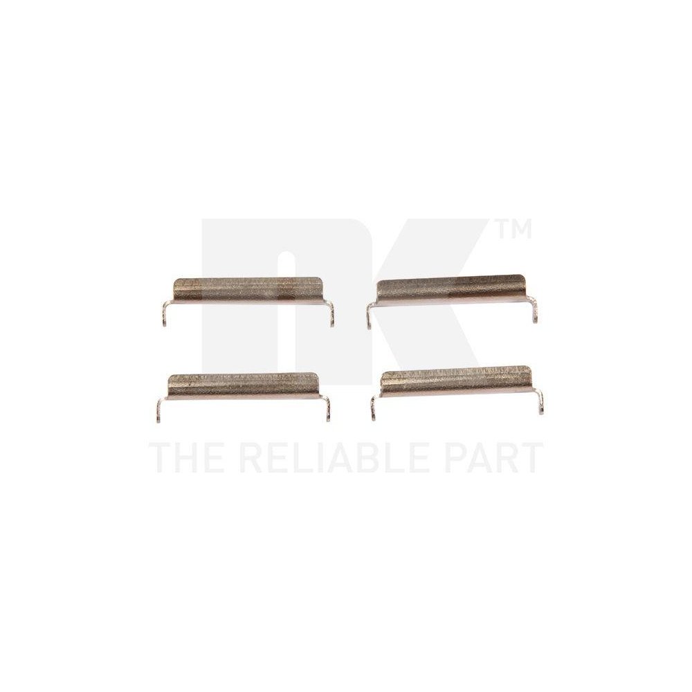 Комплект аксесуарів, гальмівні колодки NK 7912932 передній міст, фото №1