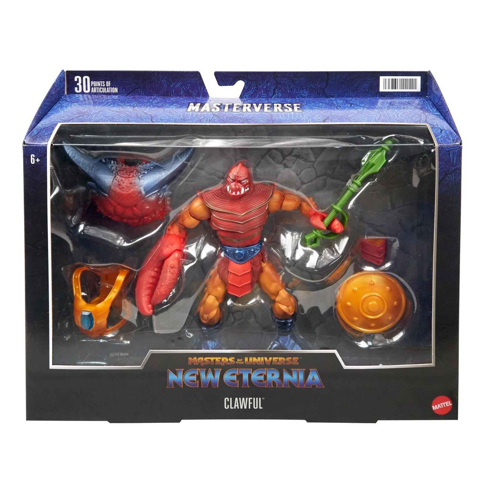 Фігурка Masters of the Universe Masterverse Clawful HLB58, 18 см, 30 точок руху, Бойові аксесуари, фото №6
