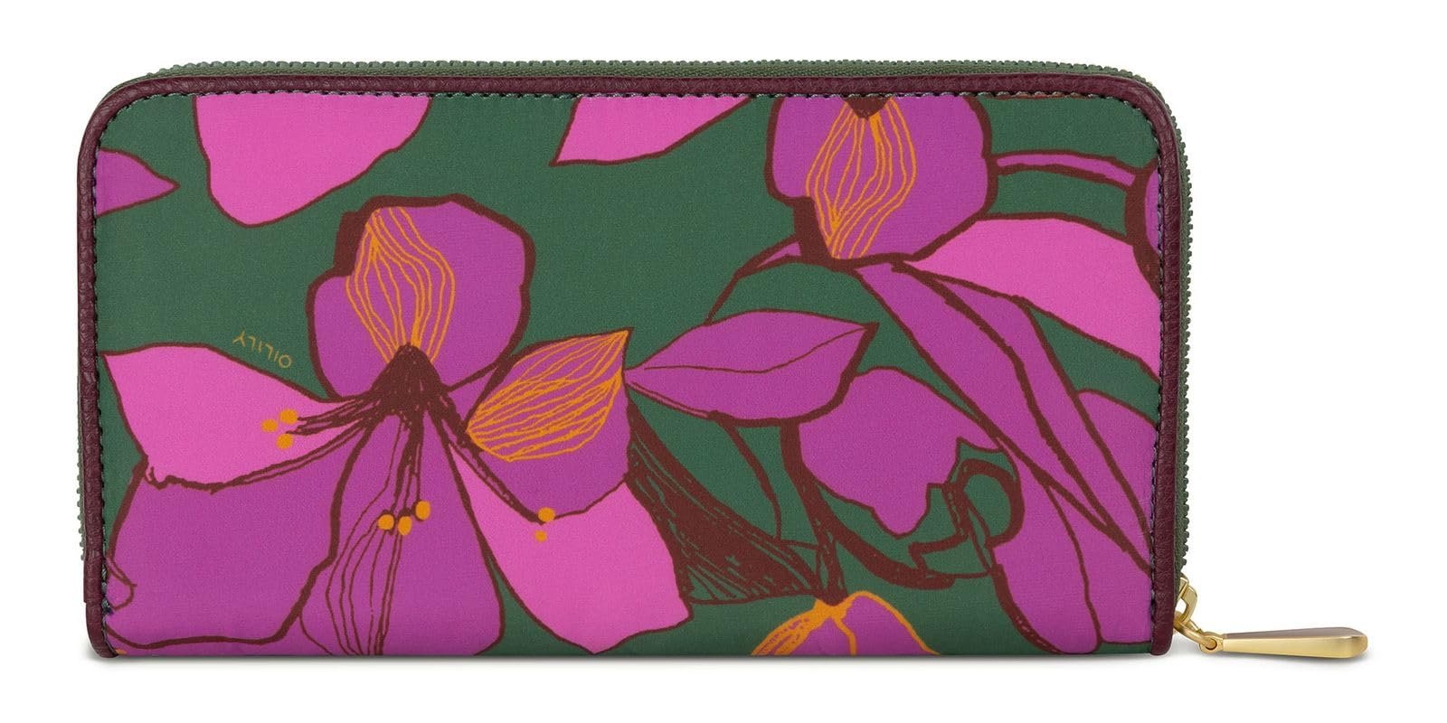 Гаманець Oilily Zoey Sketchy Flower Forrest Green, фото №4