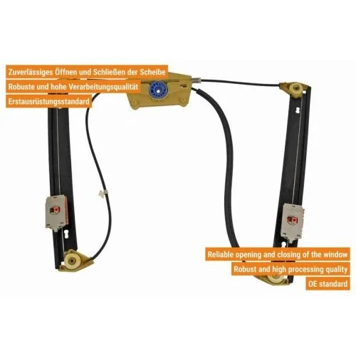 Склопідйомник VAICO V10-6286 Original VAICO Quality для AUDI SEAT SKODA VW VAG, фото №2