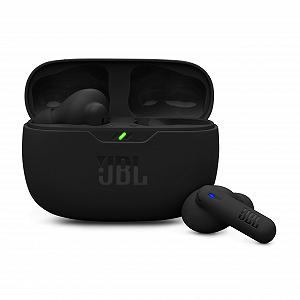 Бездротові навушники-вкладиші JBL Wave Beam 2 Bluetooth з шумозаглушенням, 40 годин відтворення, JBL Pure Bass Sound, технологія Smart Ambient і багатоточкове з'єднання, чорний - Фото 1