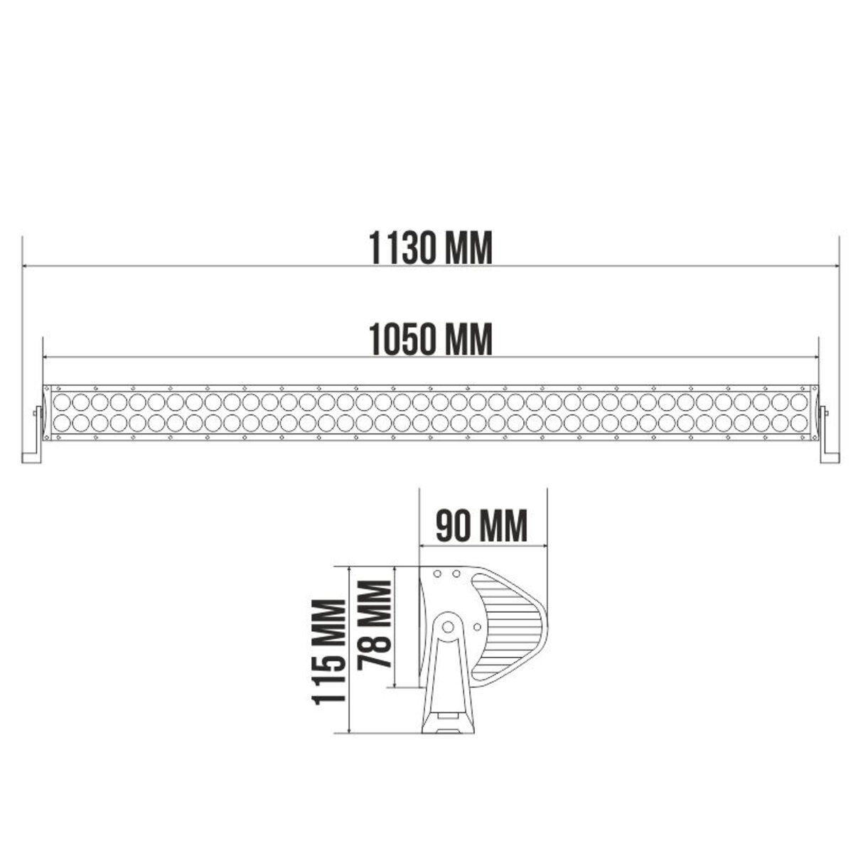 Світлодіодна фара BELAUTO BOL8003F CREE Flood LED, фото №2