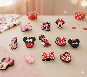Джибитсы Микки Маус Mickey Minnie Mouse Дисней Jibbitz 11 шт аксессуары крокс украшение - Фото 1