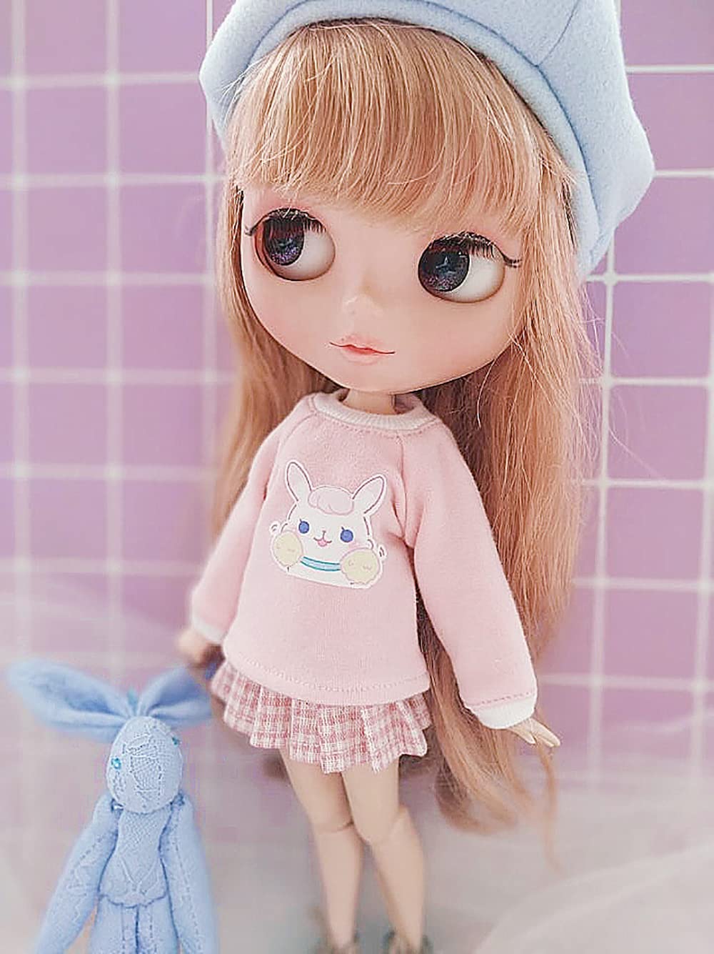 Одежда XiDonDon BJD Fashion Jumper + Юбка 2-Piece Set для кукол Blyth, Ob24, Licca, Azone (многоцветный2), фото №2 Одежда XiDonDon BJD Fashion Jumper + Юбка 2-Piece Set для кукол Blyth, Ob24, Licca, Azone (многоцветный2), фото №2