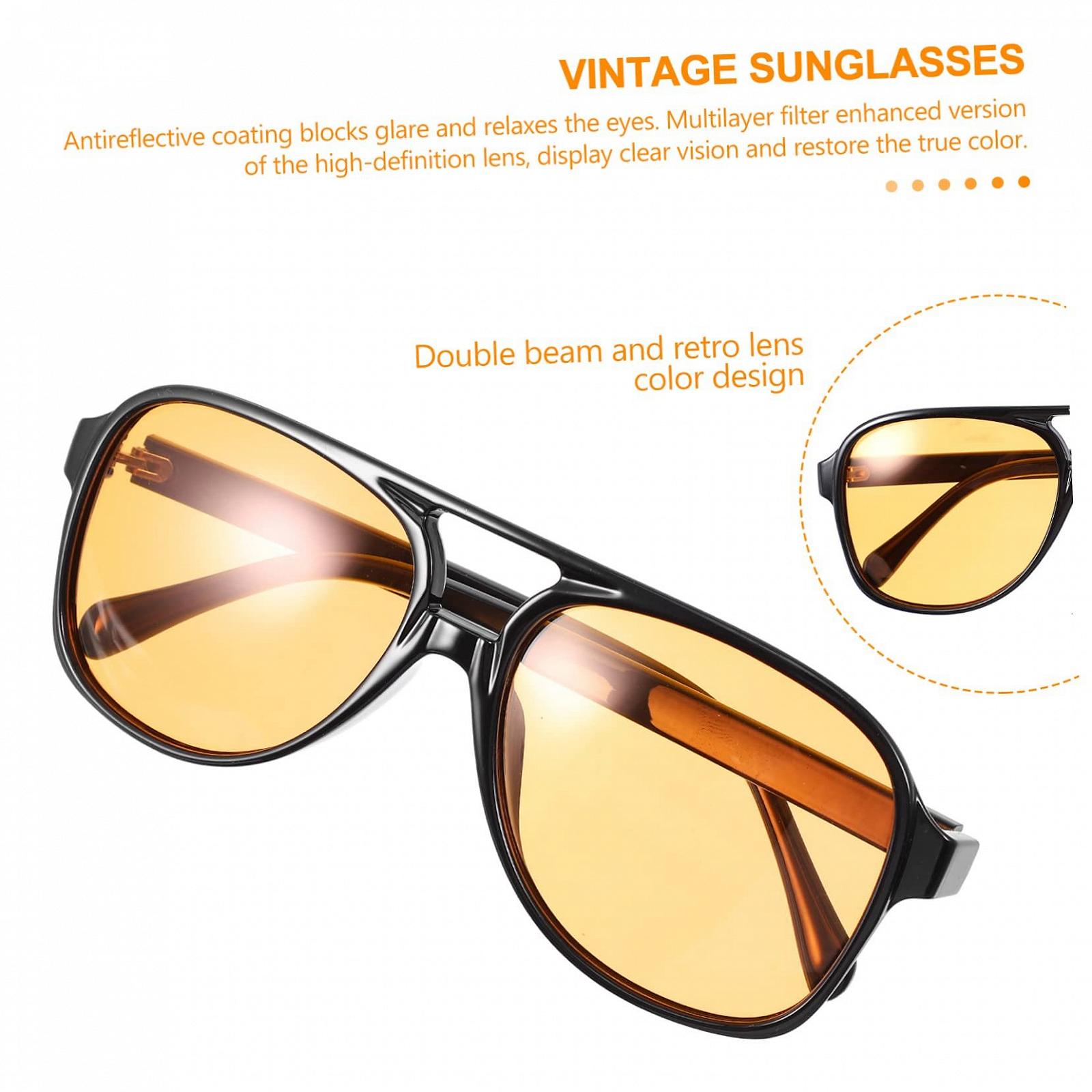 Солнцезащитные очки PACKOVE Винтаж без оправы 3 шт., фото №6